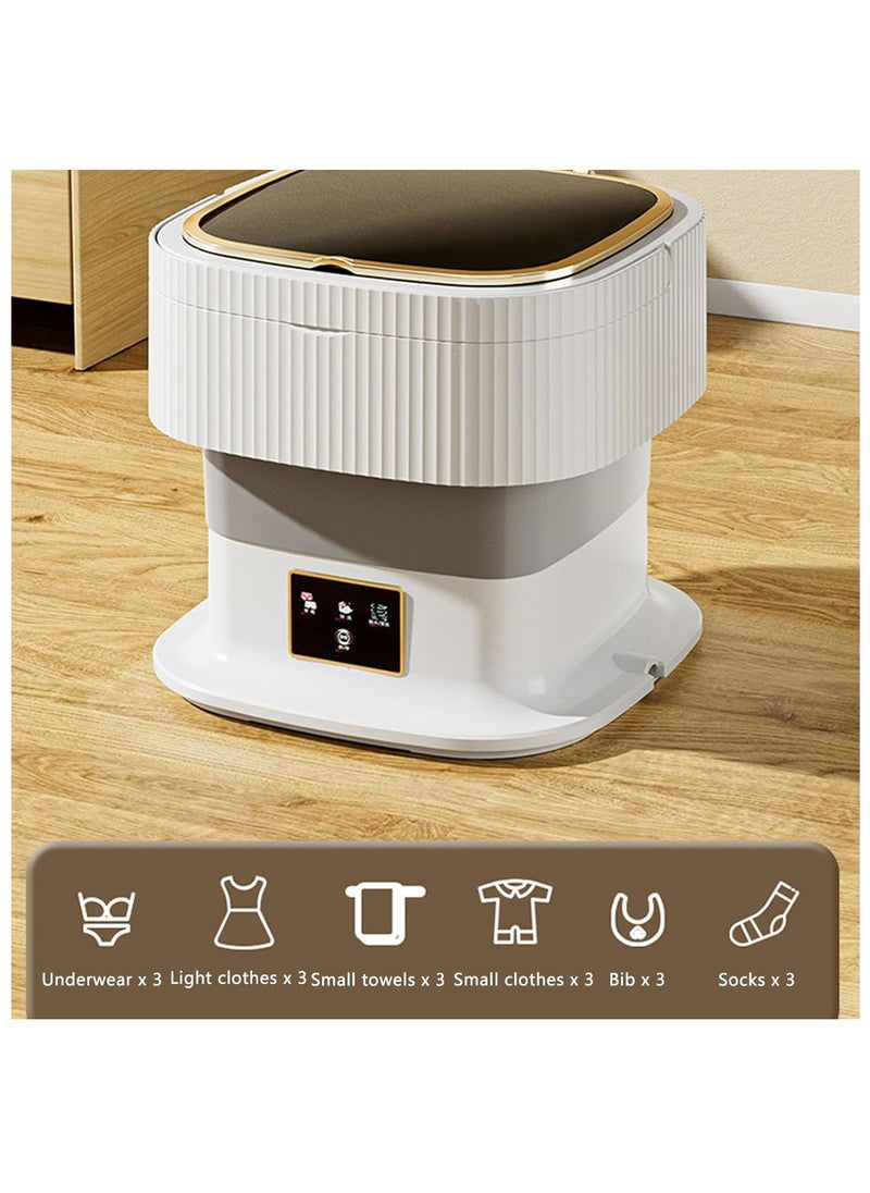 Next Vogue Next Vogue Portable Washing Machine,11.5L Mini Washing Machine for Small Delicates, Underwear, Baby Clothes, Sock. Foldable and portable washing machine for Apartment, Home, Hotel, Camping, RV  - Image 4