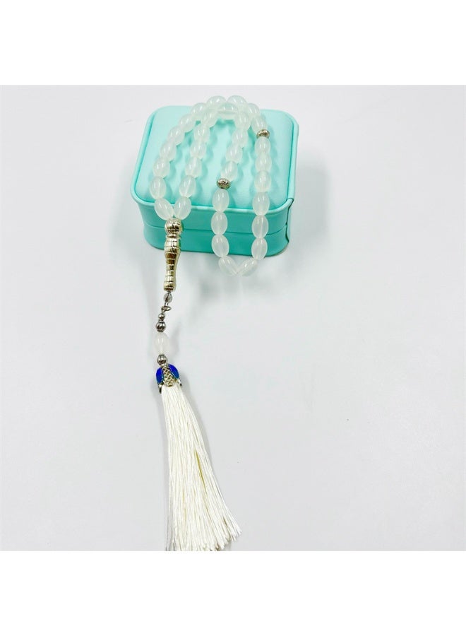 NIBEMINENT 33 Muslim Prayer Beads Turquoise/10mm 