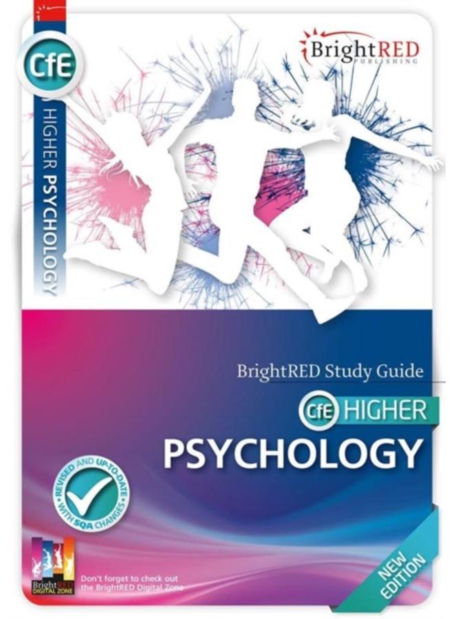 BrightRED Study Guide CfE Higher Psychology - New Edition 
