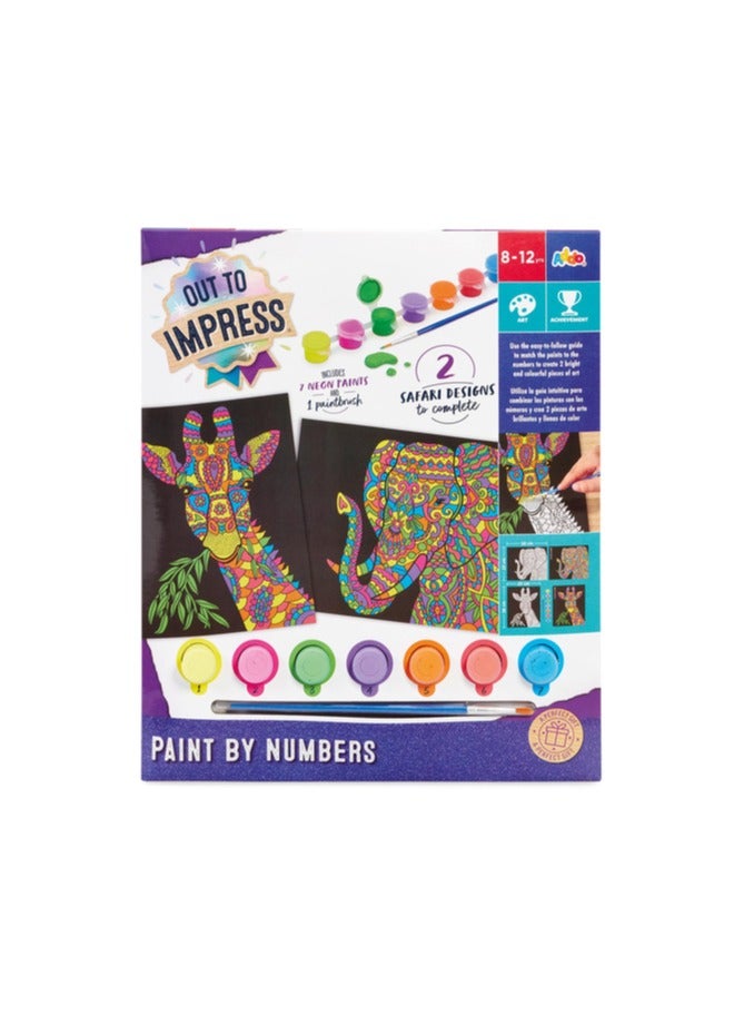 ADDO Out to Impress Paint by Numbers | Coloring & Painting | Educational & Learning Toy | Creative Play | Gift for Kids and Toddlers - Image 1