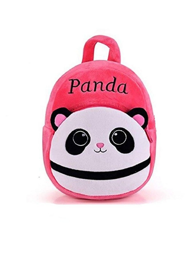 Blue Tree Plush Velvet Blue and Pink School Bag for Kids (Panda 3 to 5 Year) - Image 2