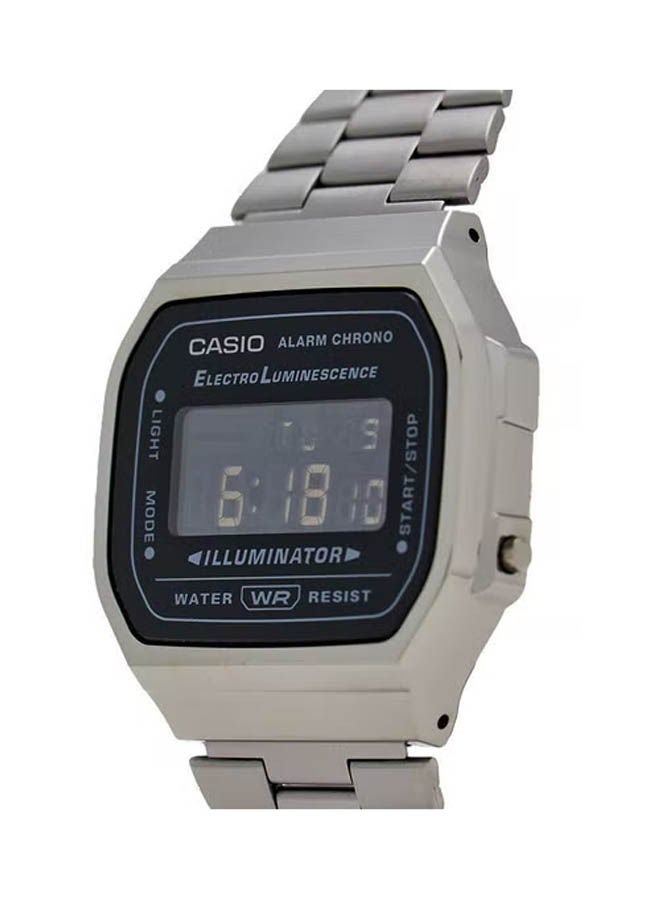 كاسيو ساعة يد من ستانلس ستيل رقمي A168WGG-1BDF - Image 2