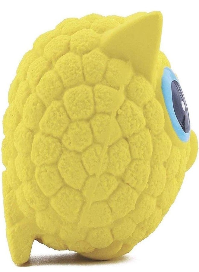 DOGTOWN Latex Interactive Training Fetch and Play Squeaky Toy - Owl Shape Bouncing and Floating Chew Toy for Puppy and Dogs - Large - Image 4