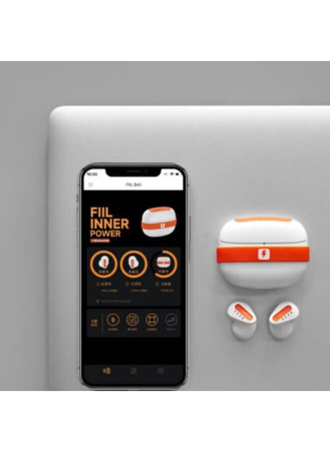 FIIL Fiil Belt True Wireles Sports Earphones, Sweet Orange Ice Cream  - Image 3