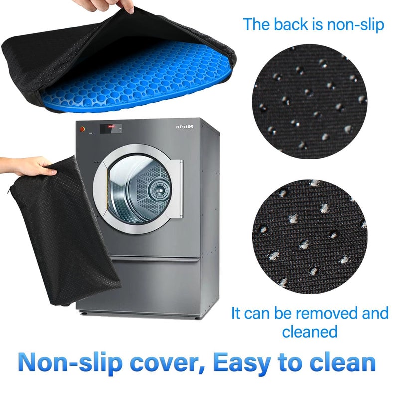 TONINT Large Gel Seat Cushion for Long Sitting with Non-Slip Cover,Soft & Breathable,Seat Cushion for Chair,Car,Office,Desk Chair,Wheelchair - Image 3