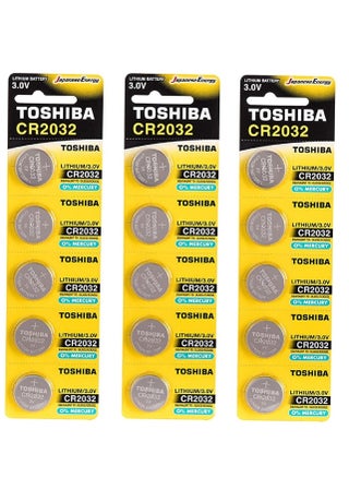 TOSHIBA CR2032 15 pcs Lithium Coin Cell Battery 3.0V - pzsku/Z38BD0F0119FD5488E5B2Z/45/1746225724/c6d593bf-5939-4509-809c-38294e58cad9