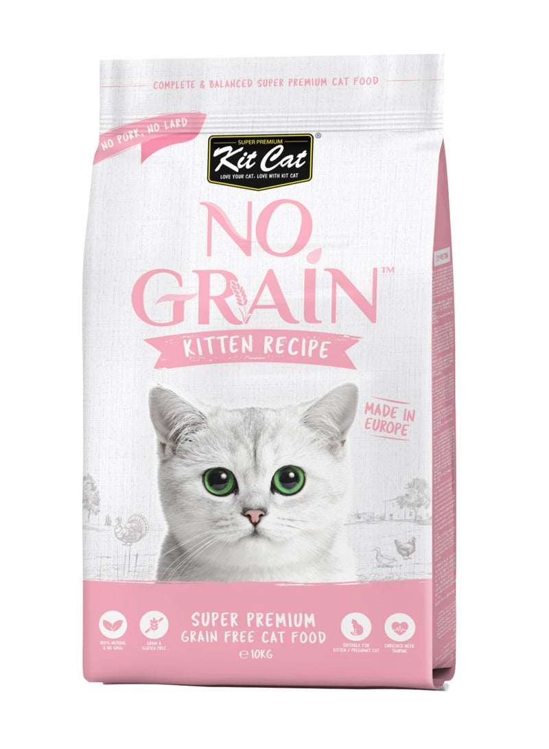 Kit Cat No Grain Kitten Recipe Dry Food 1Kg - Image 1
