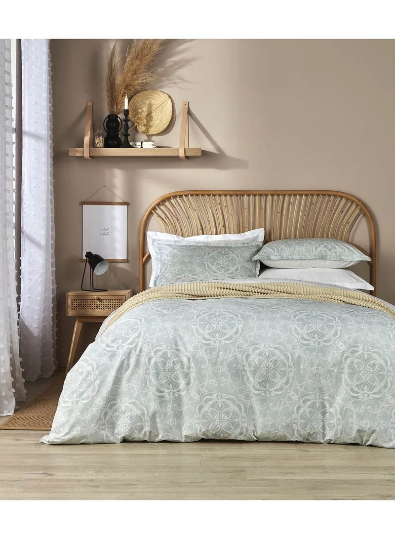 Christy Sujata Super King Duvet Cover Set Duck Egg