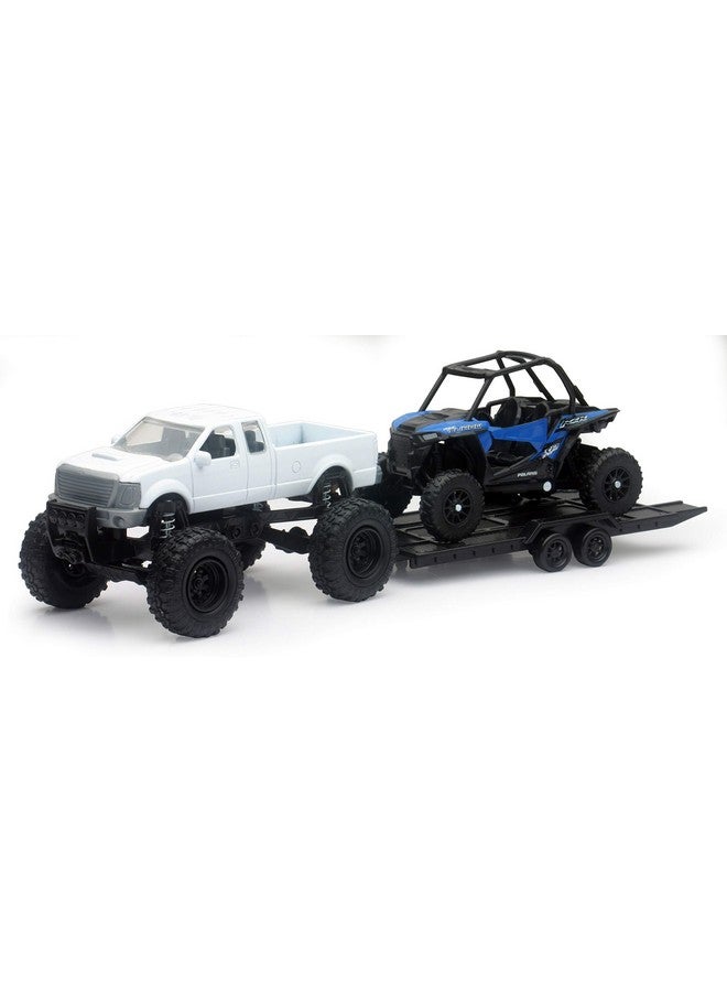 NewRay New-Ray Toys Die Cast Pick Up Truck With Polaris Rzr Xp1000 Eps - Image 1