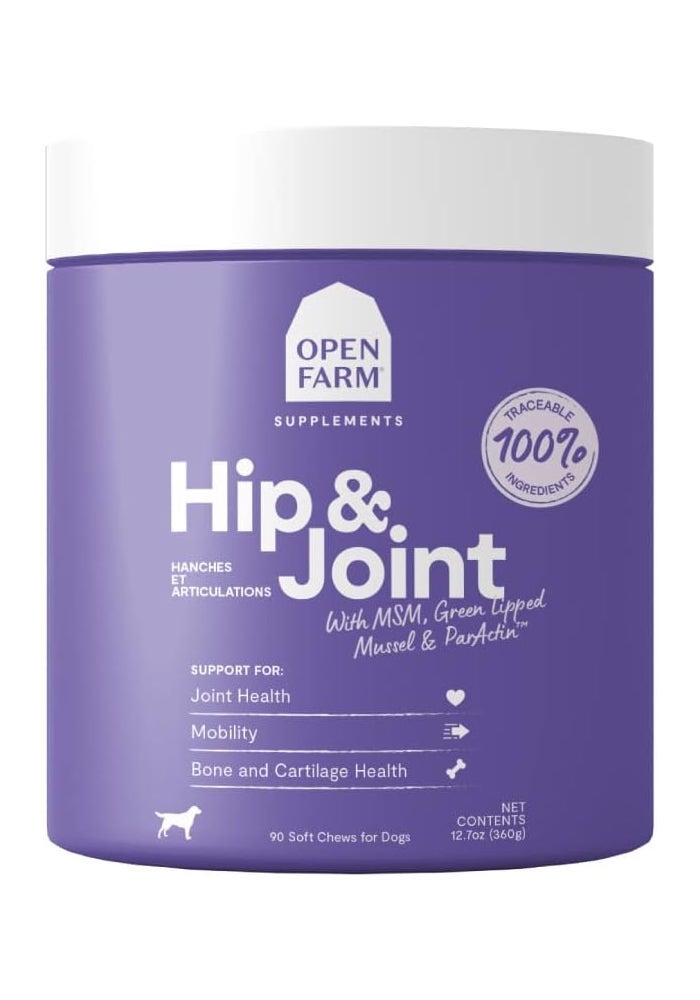 Open Farm Hip & Joint Chews Supplement for Dogs - 360G - Image 1