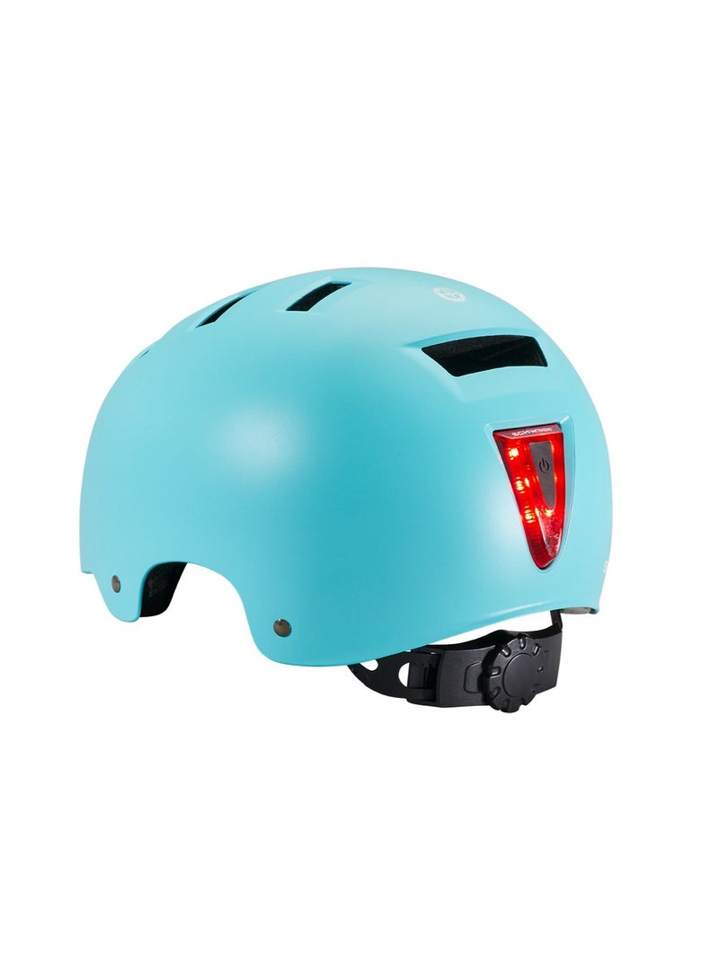 SCHWINN Adult Radiant Lighted Helmet in Blue with Adjustable Fit, Integrated LED Lights, Lightweight Protective Shell, Ventilated Design, and Comfort Padding for Safe Cycling and Outdoor Activities | SW80329-2 - Image 2
