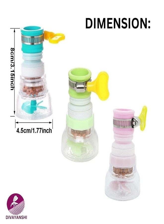DIVAYANSHI Tap Filter for Kitchen Sink - Tap Shower & Water Tap Nozzle, Multipurpose Tap Filter Nozzle for Kitchen, Bathroom & Handwash, gardening, Durable & Splash-Proof (Pack of 2) - Image 4