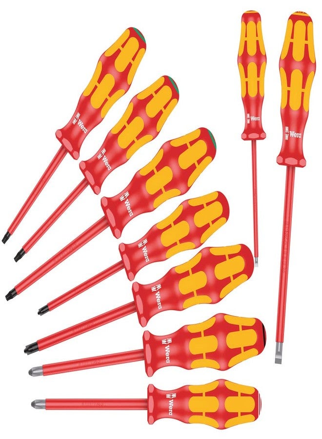 ويرا مجموعة مفكات براغي Wera 05133355001 160 i/162i/167 i/ "Kraftform PlusSerie 100" - فضي (9 قطع) - Image 1