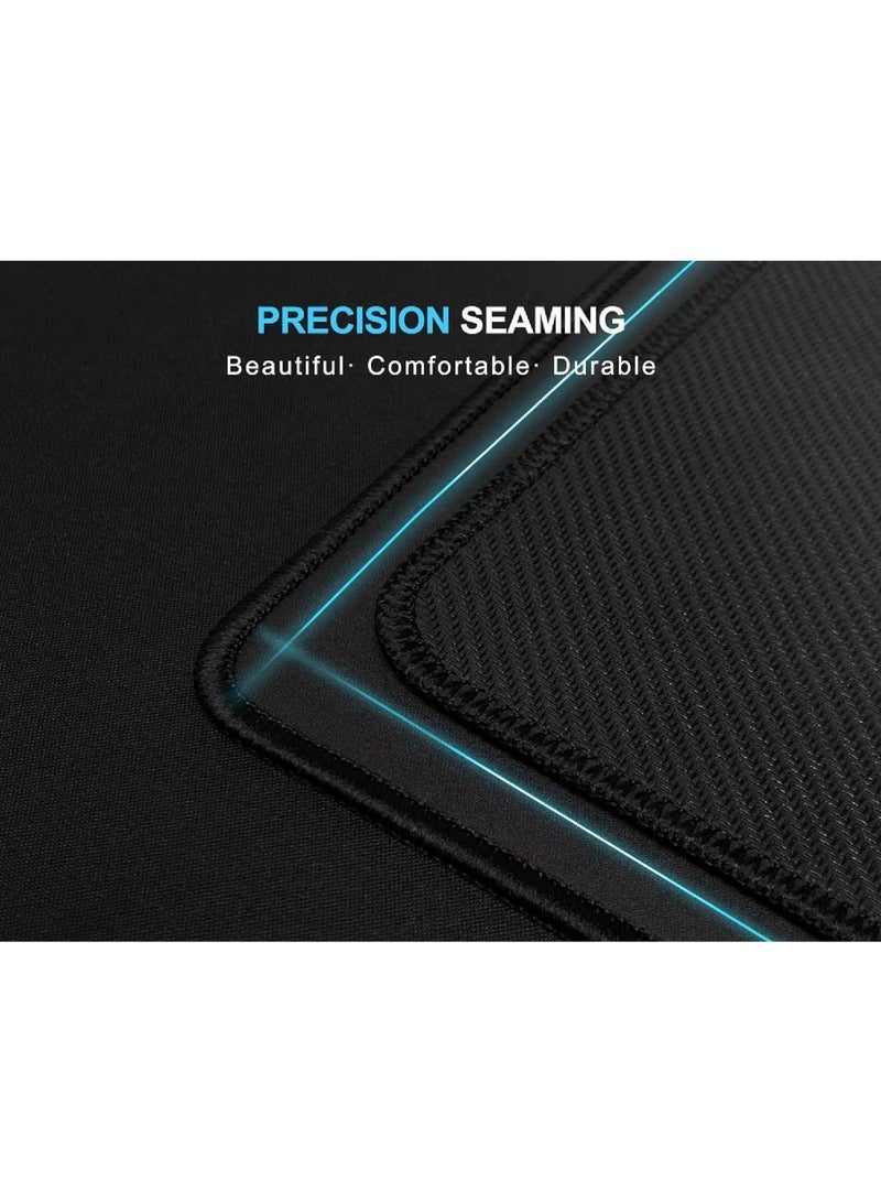 Captaintech Gaming Mouse Pad Long Mousepad Extended Cloth Mouse Pad/Desk Mat with Stitched Edges for Gamer Office Home 900x400x3MM - Image 3