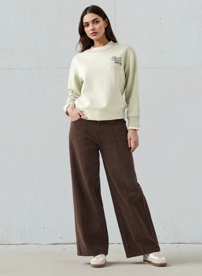 Kappa Kappa Women's Double Rib Sweatshirt