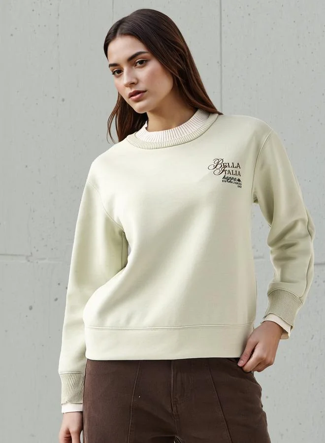 Kappa Kappa Women's Double Rib Sweatshirt