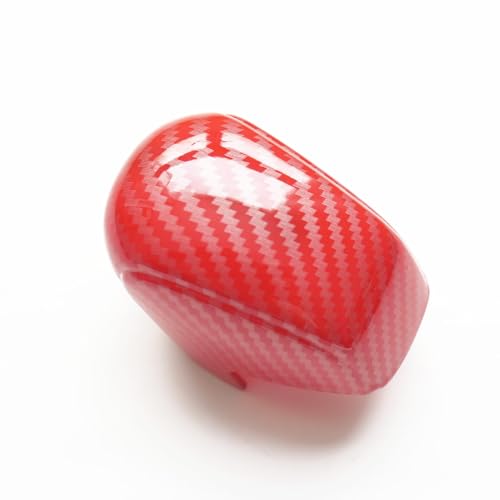 CYAuto Sport Gear Shift Knob Overlay Trim for Lexus RX NX 2023 2024 2025 TX F Sport Carbon Fiber Red - Image 3
