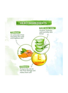Mamaearth Aloe Turmeric Gel From 100% Pure Aloe Vera For Face, Skin & Hair with Turmeric & Vitamin E 300 ML  - Image 4