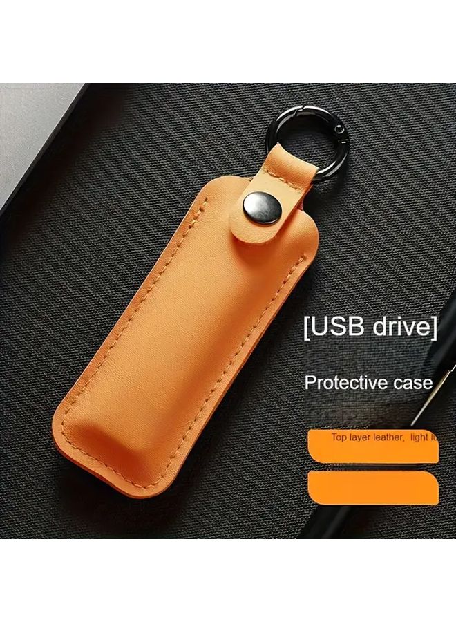 2 Pack Black USB Drive Case with Keychain Scratch Resistant Protective Cover - Image 5