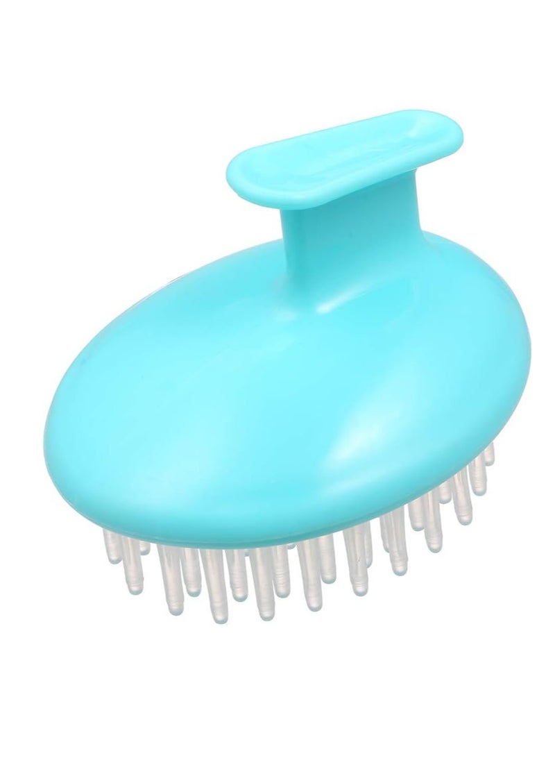 Generic Shampoo Brush Silicone Head Body Shampoo Scalp Massage Brush Comb Hair Washing Comb Shower Bath Brush  - Image 1