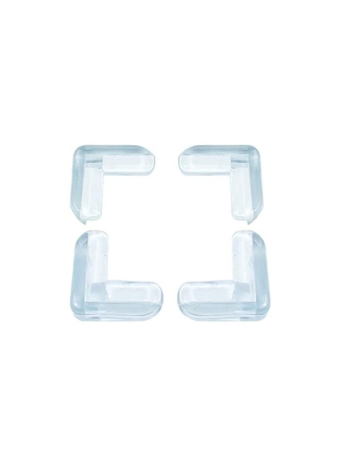 Spaceshoop Children Safety Table Corner Guard  4 Piece Clear  - Image 1