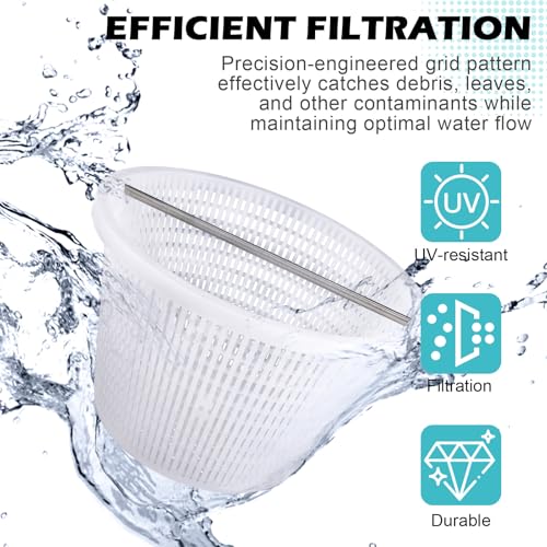 ZTTM Skimmer Basket with Handle, for Pentair 08650-0007 08650-0007Z Sta-Rite U-3 White - Image 4