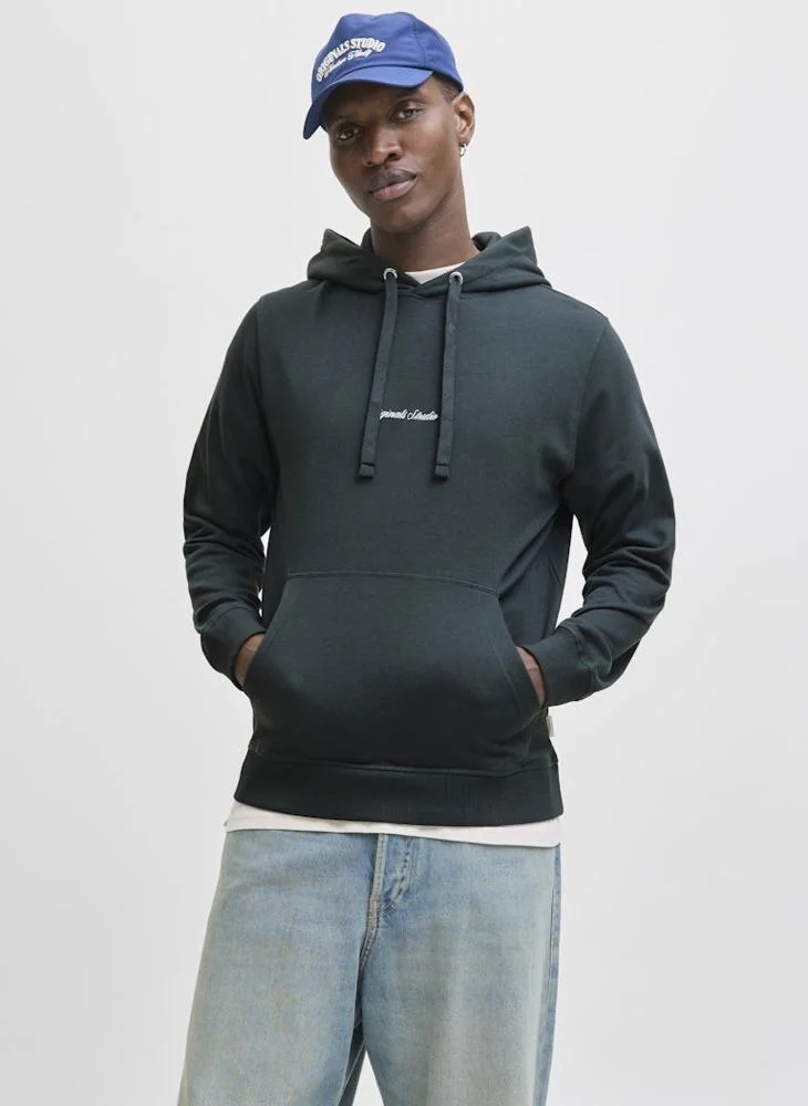 JACK & JONES Logo Pullover Hoodie