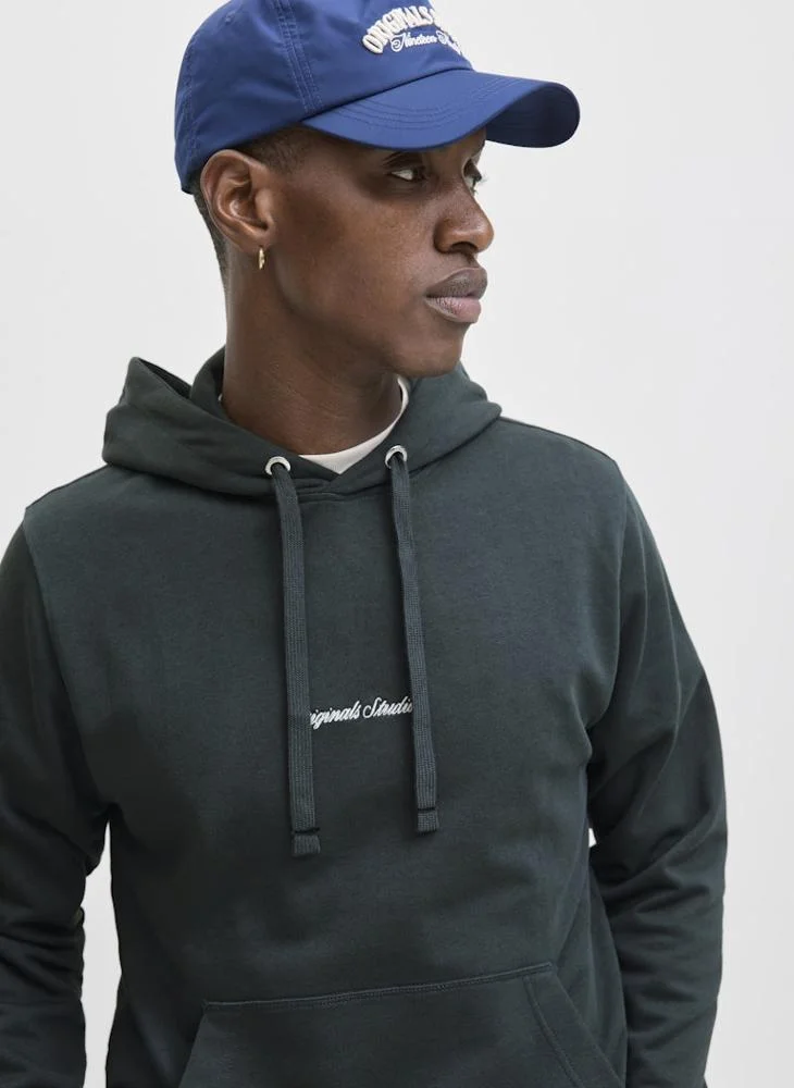 JACK & JONES Logo Pullover Hoodie