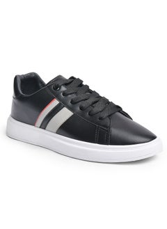 Men's Fashion Leather Flat Sneakers With Bold Side Color Design - pzsku/Z38BE05C18A3B0B50F314Z/45/_/1729602196/2ab938b6-f4f0-4cf4-8574-2c8eb59ec8e4