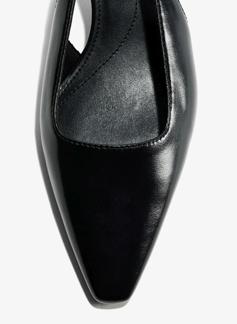 H&M Kitten-heeled slingbacks