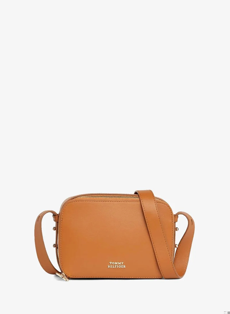 Metallic Logo Small Crossover Bag