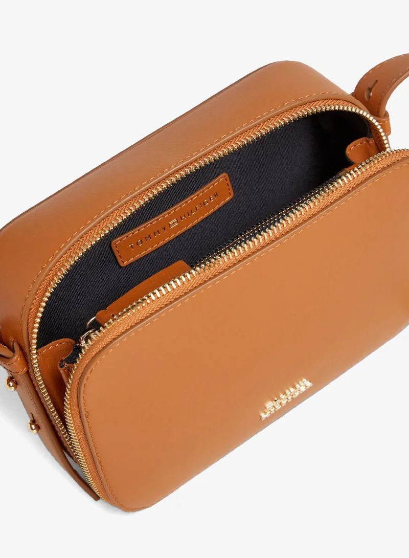 TOMMY HILFIGER  Metallic Logo Small Crossover Bag for Women | Best Price UAE