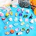 HSLCGF 30 PCS Miniature Ocean Theme Mini Resin Ocean Animals Ocean Mini Figurines Resin Axolotl for DIY Fish Tank Accessories Micro Landscape Aquarium - Image 2
