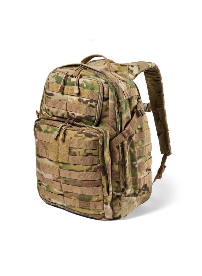 5.11 حقيبة ظهر تكتيكية، RUSH 24 2.0 حقيبة عسكرية للبقاء على قيد الحياة مع قسم للكمبيوتر المحمول، 37 لتر، متعددة الألوان، الطراز 56564ABR - Image 1