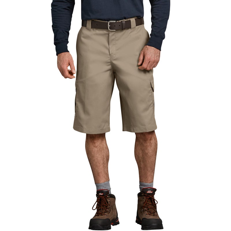 Dickies mens 13 Inch Relaxed Fit Stretch Twill cargo shorts, Desert Sand, 36 US - Image 1