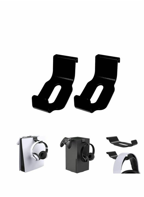 2 Pack Stand for PS5 3D Wireless Headset, Headphone and Controller Stand Hook that Makes Game Accessories Easy to Store, Black