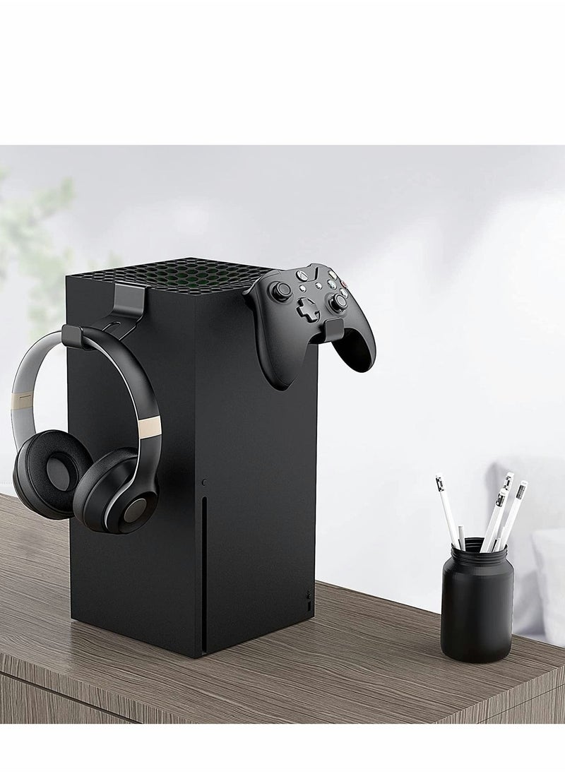 2 Pack Stand for PS5 3D Wireless Headset, Headphone and Controller Stand Hook that Makes Game Accessories Easy to Store, Black