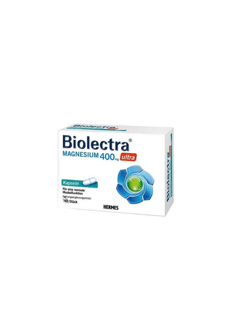 BIOLECTRA MAGNESIUM 400 MG ULTRA CAP 20S