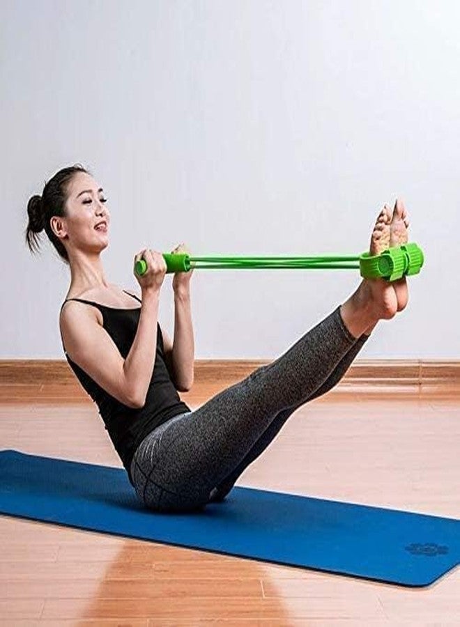 PAVITYAKSH Pull REDUSER Pedal Resistance Band 4-Tube Natural Latex Elastic Sit-up Pull Rope - Image 3