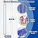 EOBOH 240PCS Beads Necklace Blue Beaded Necklaces Accessories 33 Mardi Gras 4th of July Necklace Costume Bulk Parade Throw Party Accessories for Patriotic Wedding Birthday Events Supplies Decorations - Image 4
