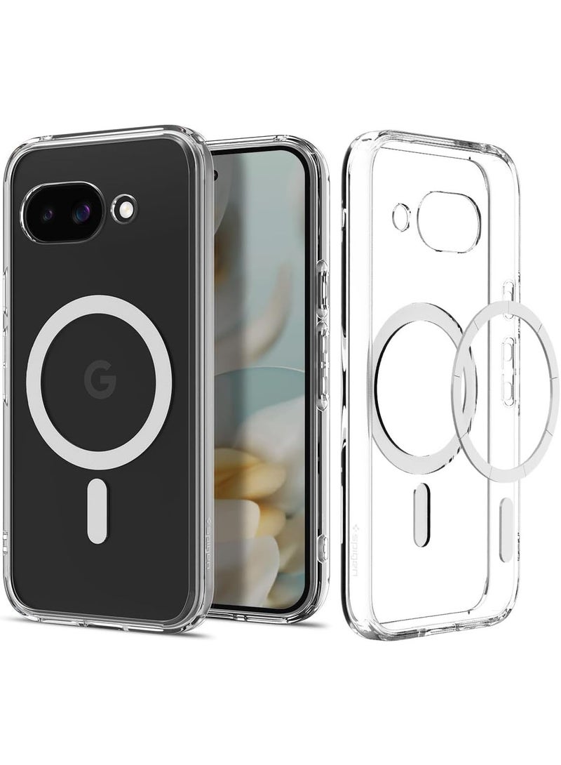 Spigen Ultra Hybrid MagFit for Google Pixel 9a Case Cover with MagSafe (2025) - Clear White - Image 1