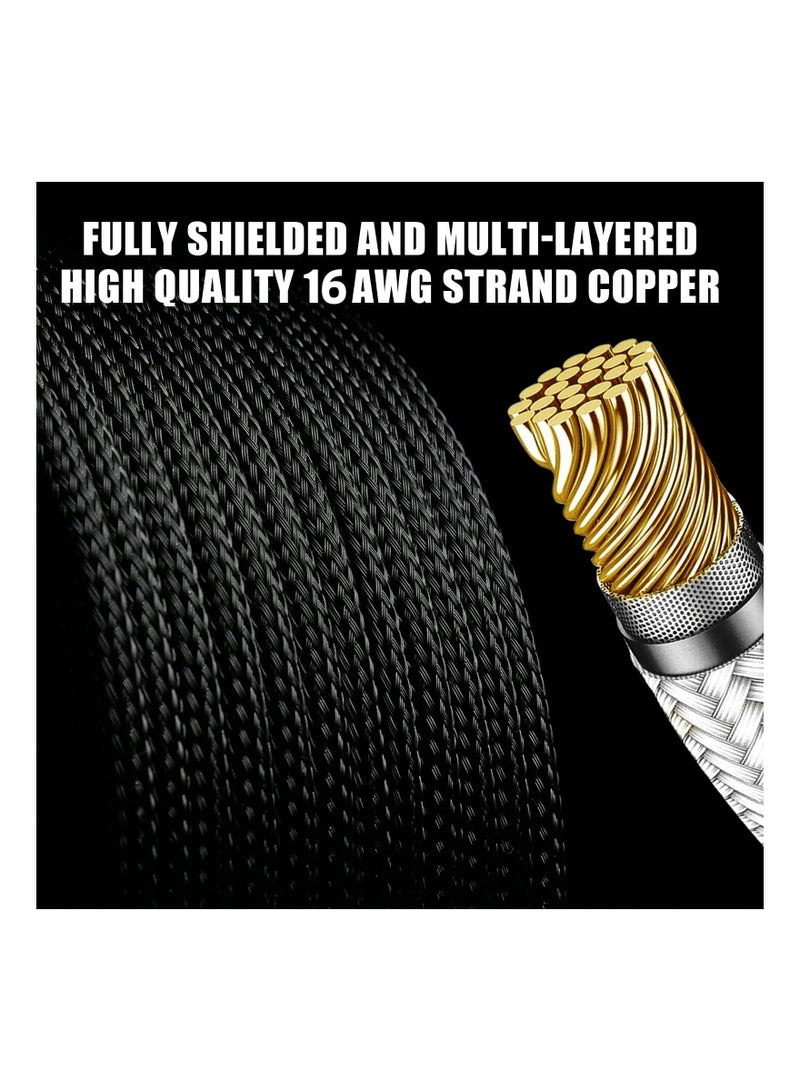 XiuWoo PSU Cable Extension Kit for ATX Power Supply, 30cm 1x24Pin/1x8Pin(4+4) EPS/2x8Pin(6P+2P) PCI-E/PC Sleeved PC Building Set Modular Supply - Image 4