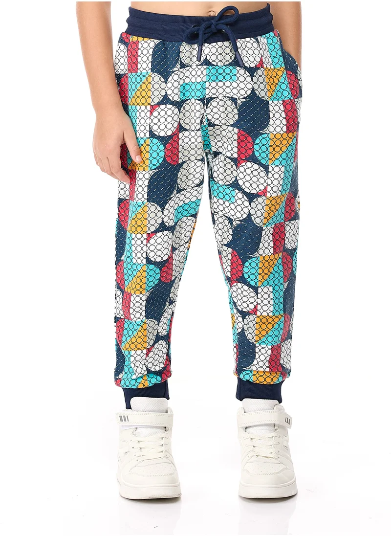 victor and jane Boys' 2-Piece Printed Fullzipper Hoodie and Jogger Set  (2 -8 yrs) Multi