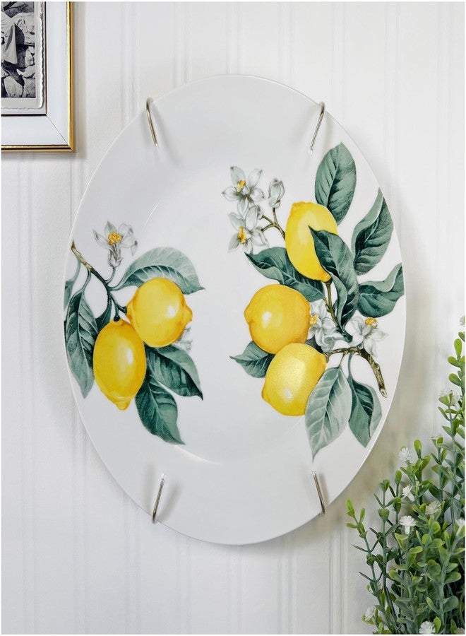 Plymor Gold Finish Wall Mountable Tray and Platter Hanger, 8.25" H x 4.75" W x 0.875" D (for Trays or Platters 10" - 16"), Pack of 3 - Image 3