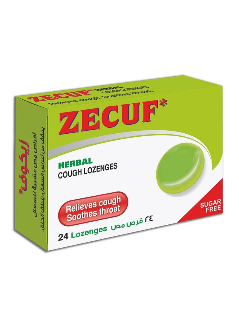 Zecuf - Lozenges Herbal S/F 24S - Image 1