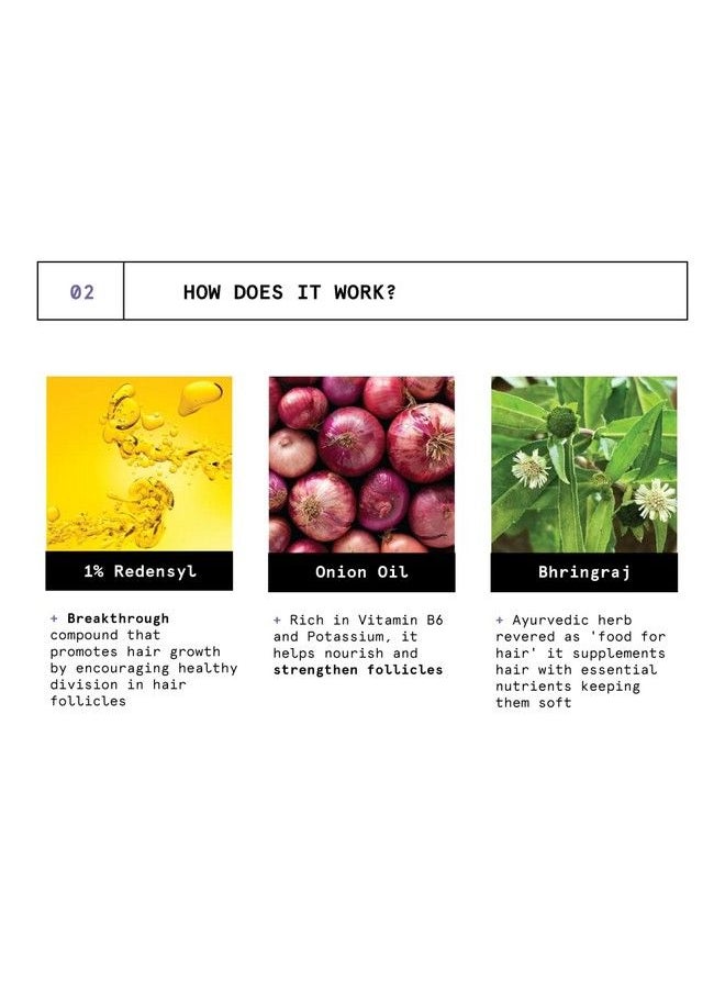 Bodywise - Ise 1% Redensyl Hair Oil For Women ; With Bhringraj & Onion Hair Oils For New Hair Regeneration ; 100 Ml - Image 1