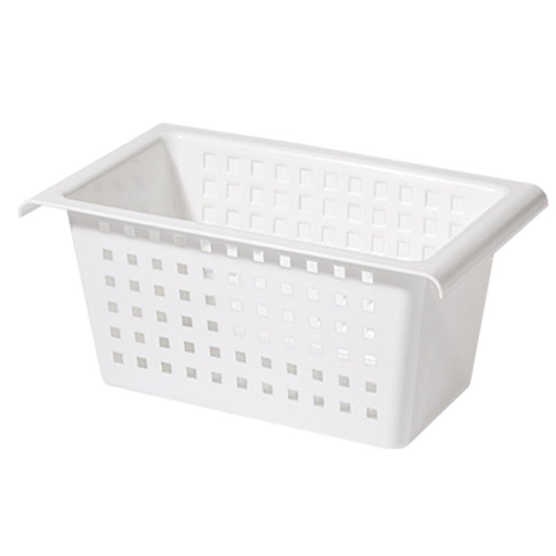Gonetre Shelf Baskets Storage Basket for Expandable Rod Under Sink Organizer PP Plastic Hanging Basket for Closet Wardrobe Kitchen 30*16*8CM Storage supplies - Image 1