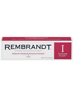 REMBRANDT Intense Stain Whitening Mint Toothpaste 3.52 Ounce (Pack Of 6) 
