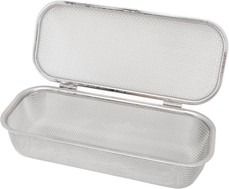 304 Stainless Steel Dishwasher Basket Dishwasher Silverware Basket Utensil for Spoons Forks Chopsticks with Mesh Structure (Large) - Image 2