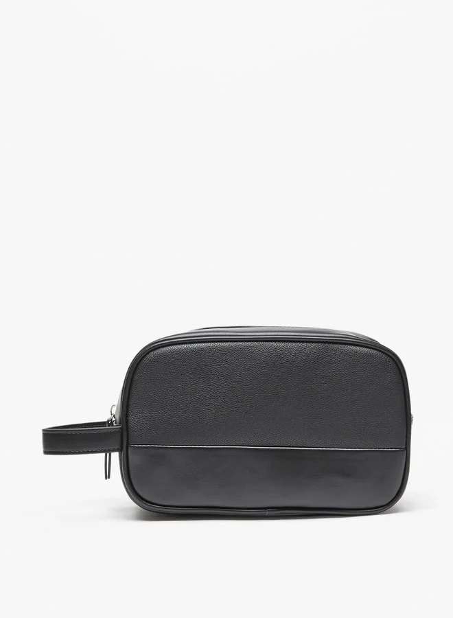 LBL by Shoexpress Solid Pouch with Zip Closure